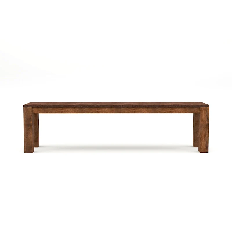 Anaisha Rustic Solid Mango Wood Dining Bench by Furniture of America