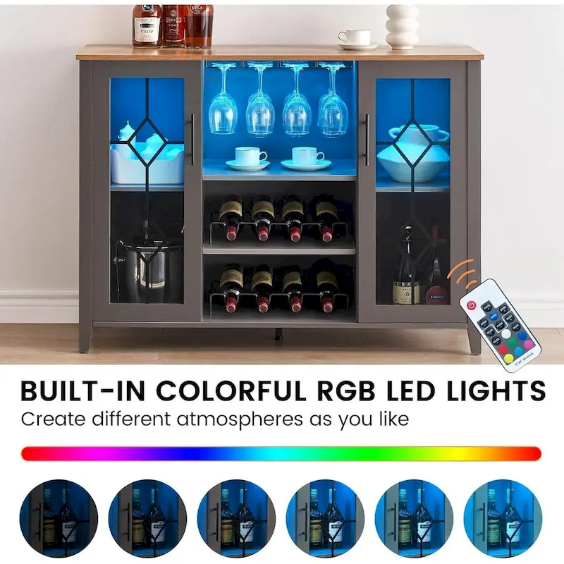 GAOMON Wine Bar Cabinet