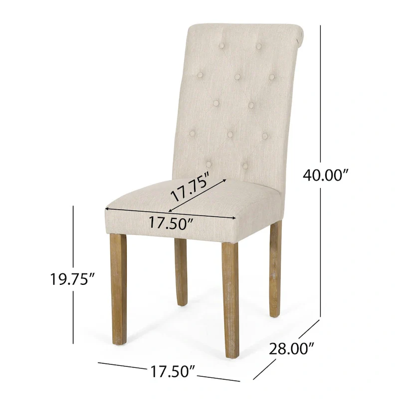 Aruda Upholstered Dining Chair (Set of 6) by Christopher Knight Home