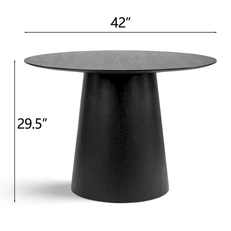 42 Round Pedestal Dining Table