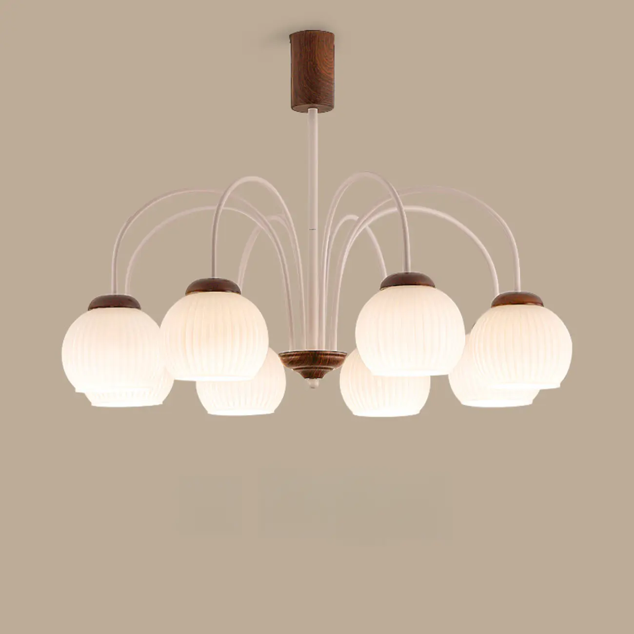 Modern Elegant Globe Pendant Chandelier with Flexible Length