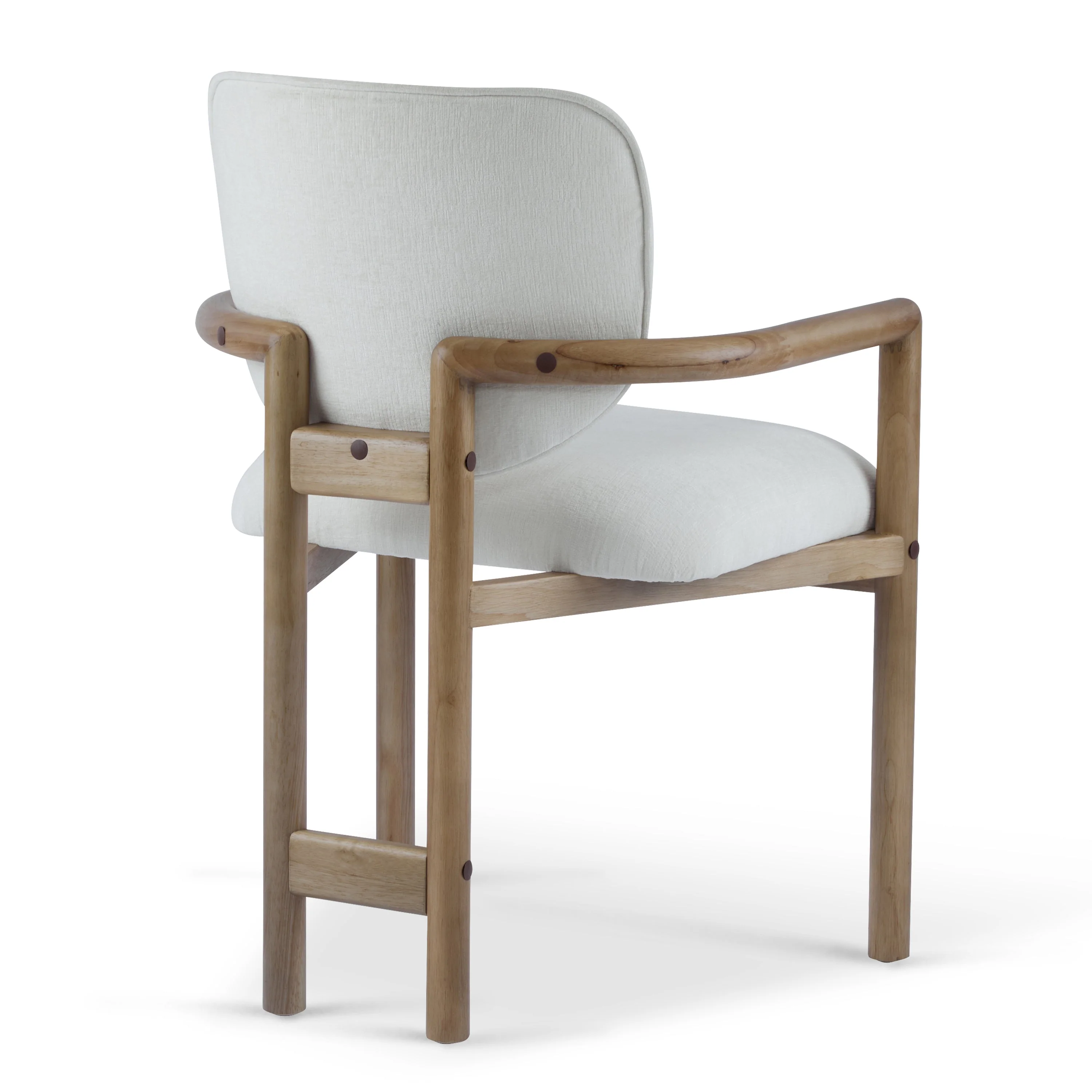 Walker Edison | Modern Wood Upholstered Dining Chairs Set of 2