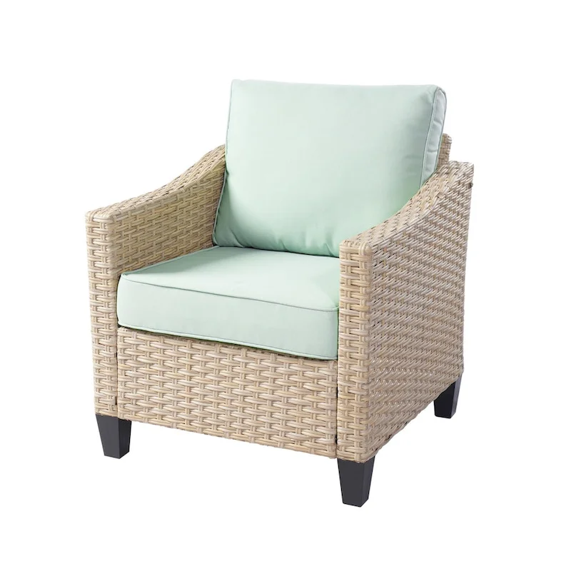 HOOOWOOO 8-piece Wicker Patio Furniture Conversation Sofa Set