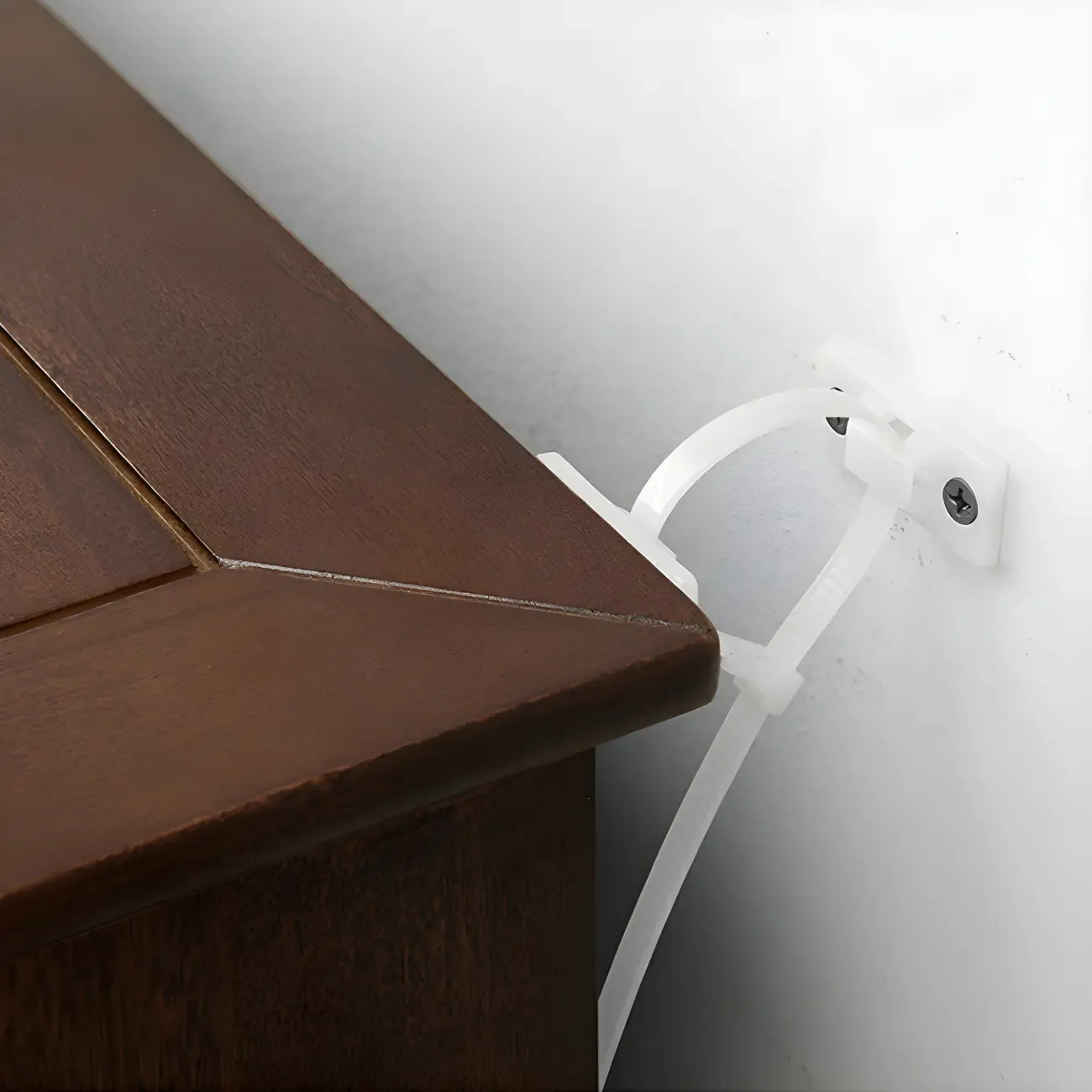 Classic Simple White Rectangular Wood Bookcase