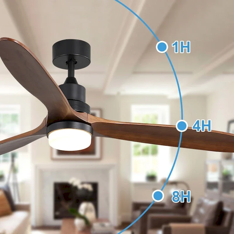 Ceiling Fan Lights Noiseless with Remote Control