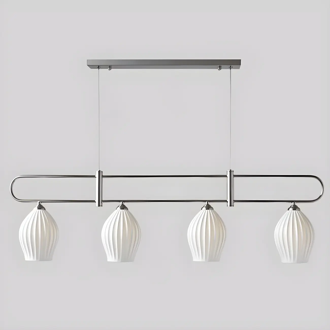 Simple Modern Ceramic Multi-Light Island Pendant Light