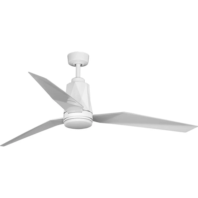 Bixby Collection 60  Indoor Outdoor Three-Blade White Ceiling Fan - 10.030  x 30.980  x 9.440