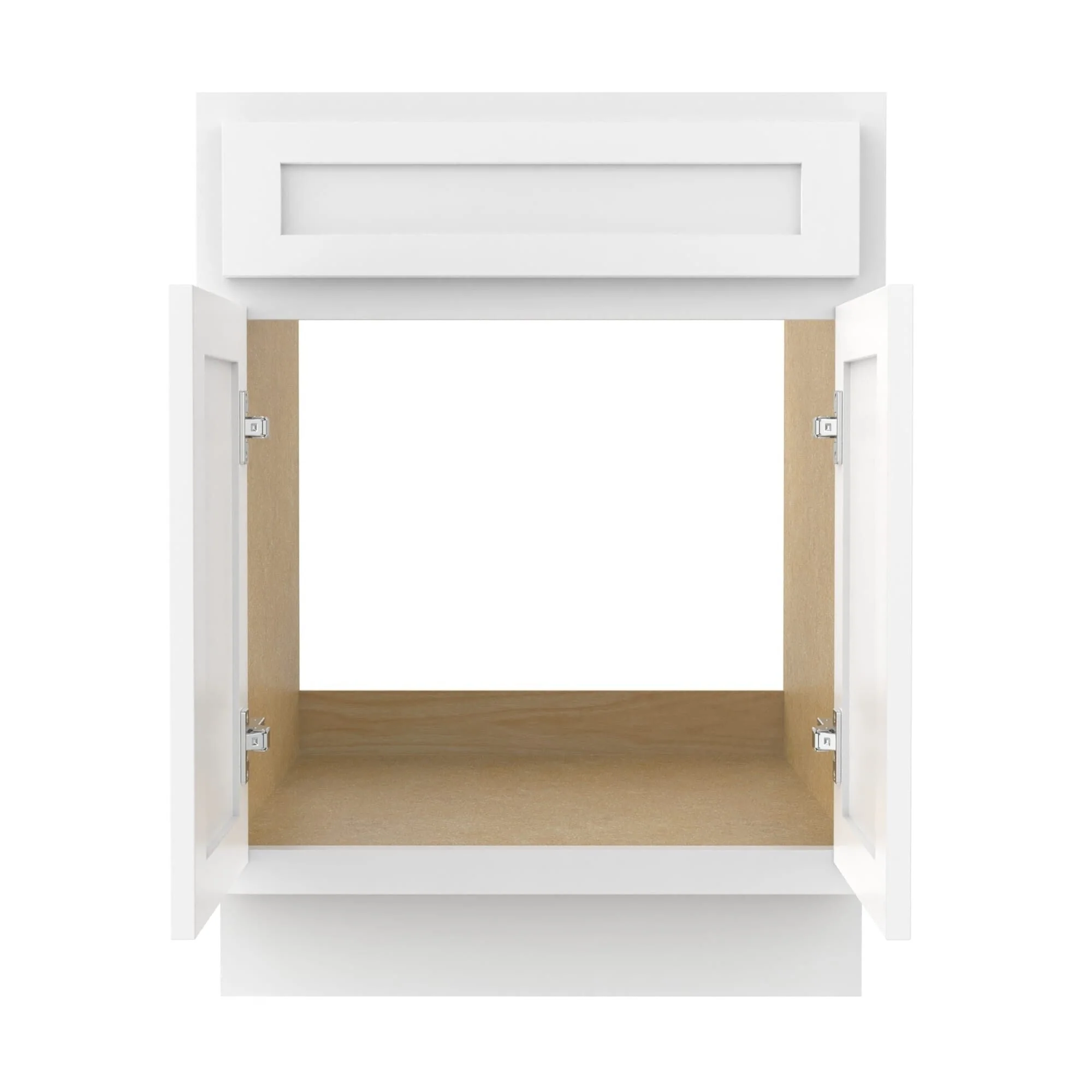 Vanity Art 24-inch Solid Wood Single Sink Bathroom Vanity Cabinet