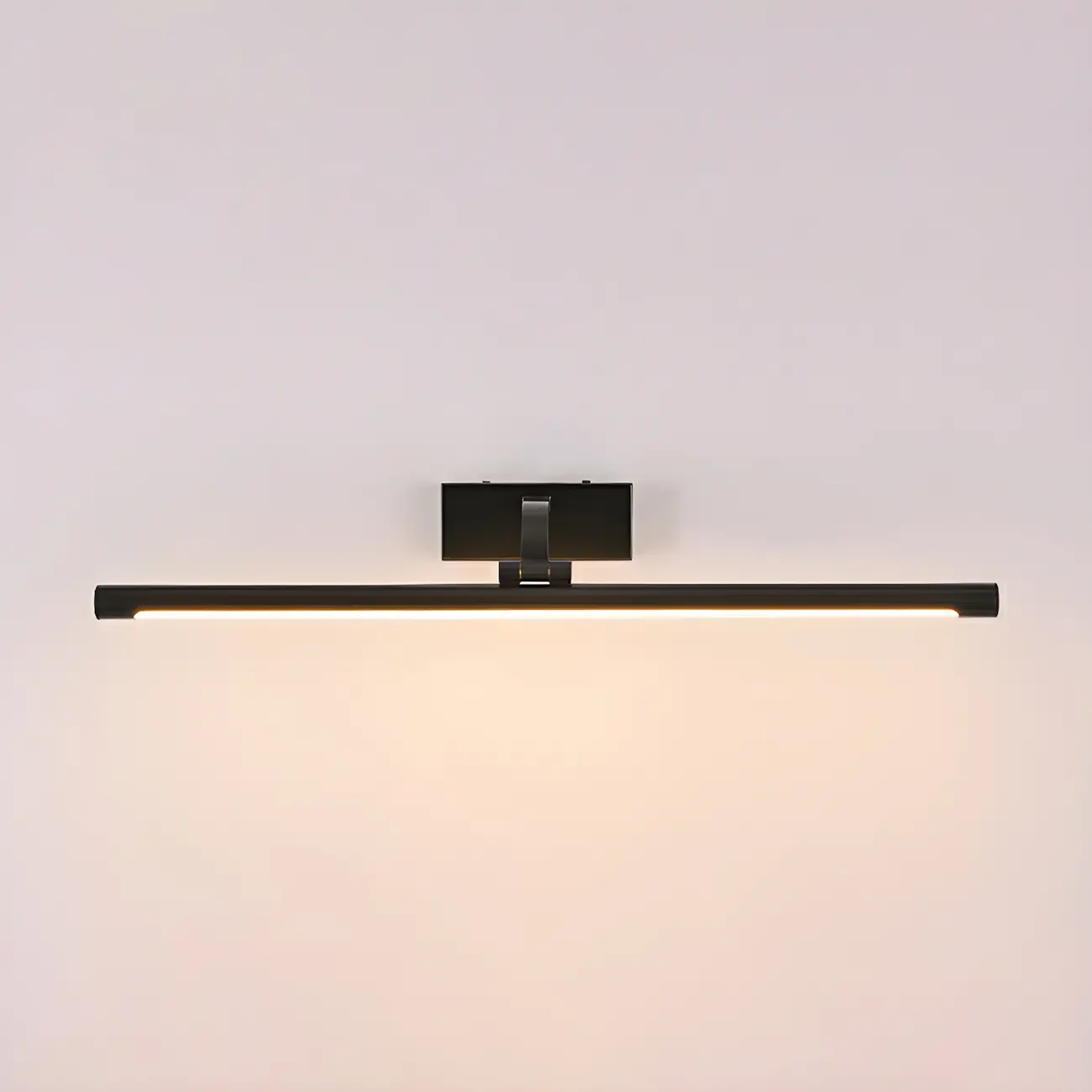 Modern Black Cylinder LED Wall Lamp with Acrylic Shade