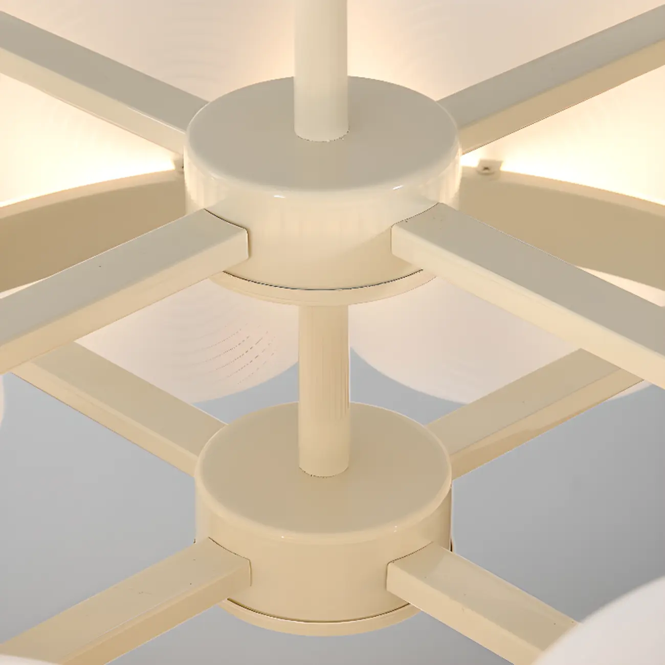 Modern LED Fingerprint Chandelier with Third-Gear Dimming