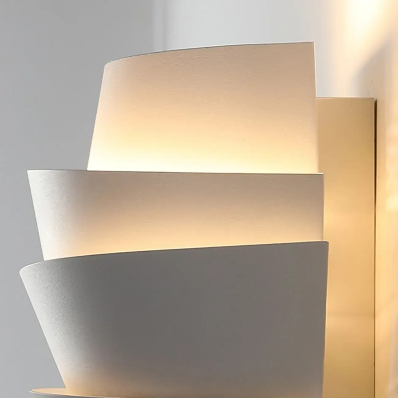 Inspired 2-Light Iron White Spiral Wall Sconce