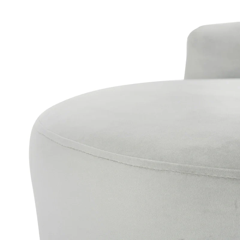 SAFAVIEH Helgrit Black/Gold Velvet Retro Glam Settee - 57.5 W x 27 D x 28 H - 58Wx27Dx28H