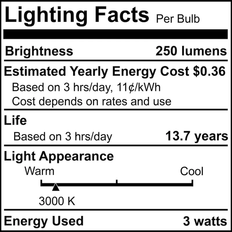 Bulbrite Pack of (2) Dimmable Clear Filament T9 Medium (E26) LED Bulb