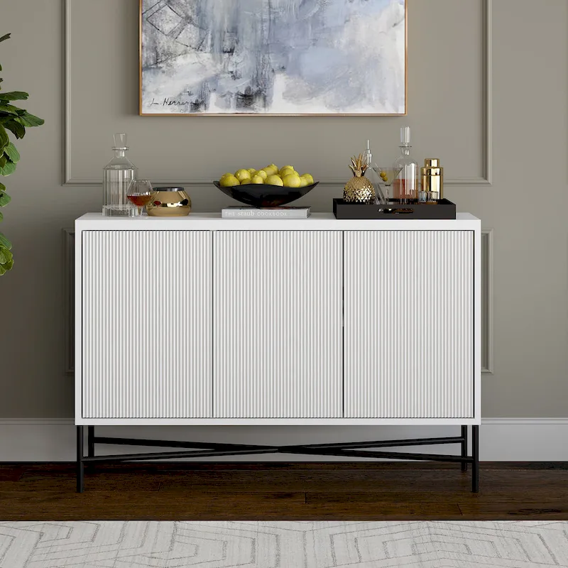 Brighton 48   Wide Rectangular Buffet Table - 47.5   Wide