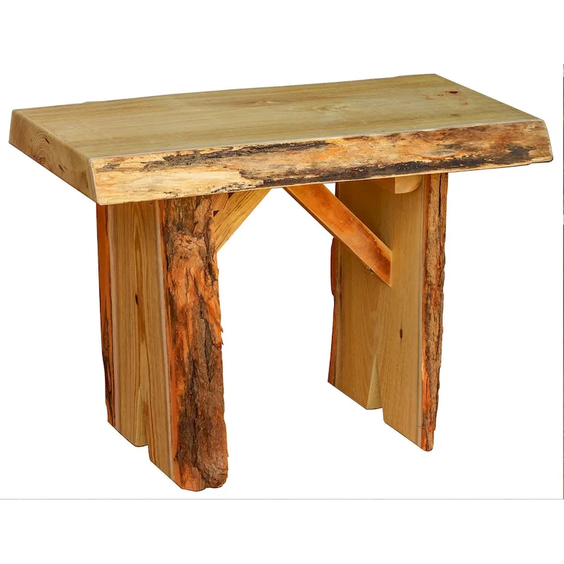 Live Edge Locust Wood 2' Wildwood Bench