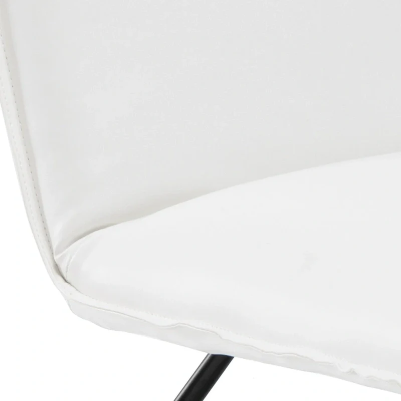 Mid Century Faux Leather Accent Chair With Adjustable Backrest Set of 2 - 31.5 H X 22.2 W X 23.6 D