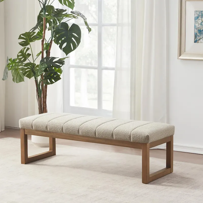 45 Entryway Upholstered Bench Shoe Rack Bench