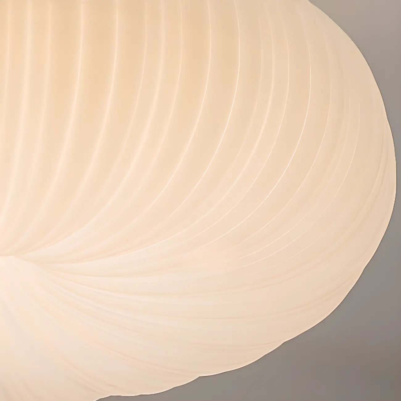 Modern Circle-shaped Flush Ceiling Light With Resin Shade