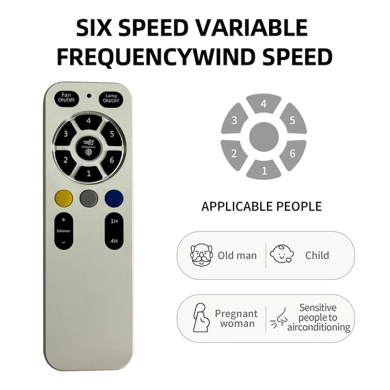 OVIOS Elegant 52-inch 2-in-1 Ceiling Fan Light with Remote Control