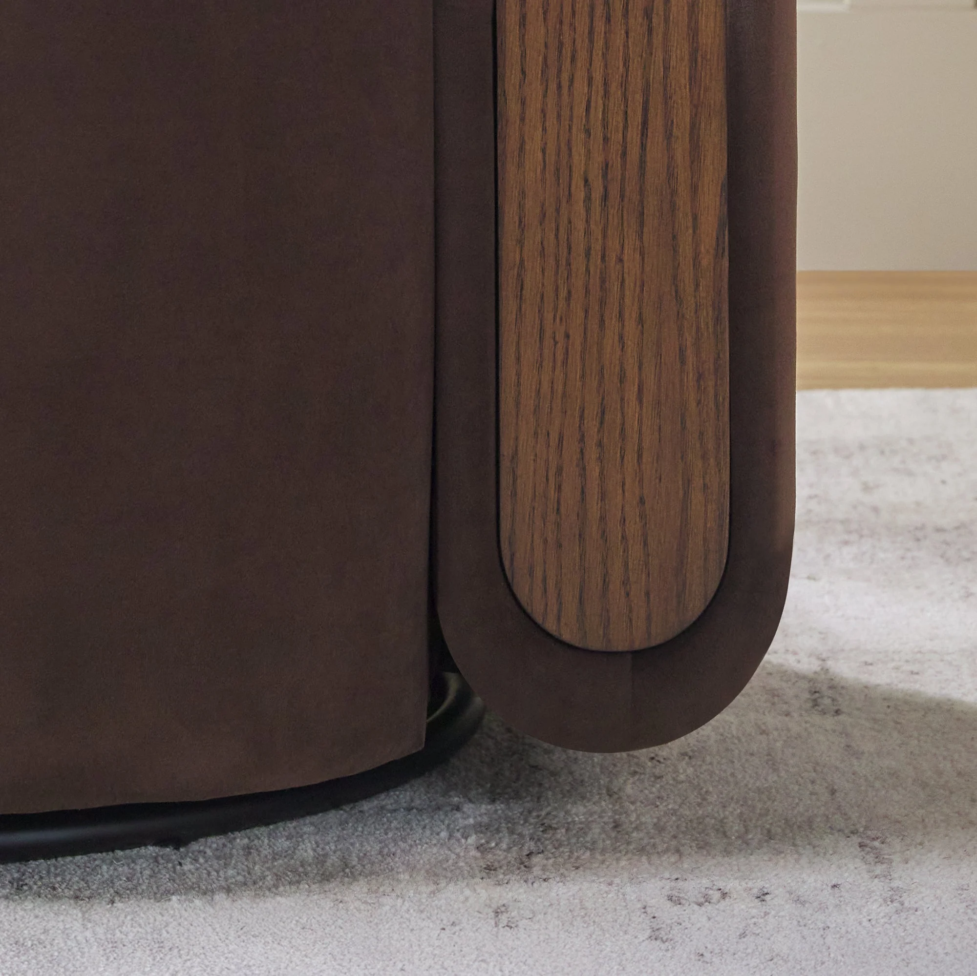 Chantelle Modern Upholstered Swivel Barrel Accent Chair