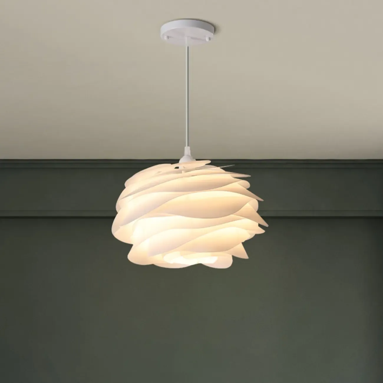 Modern Bedroom LED Pendant light with Adjustable Length