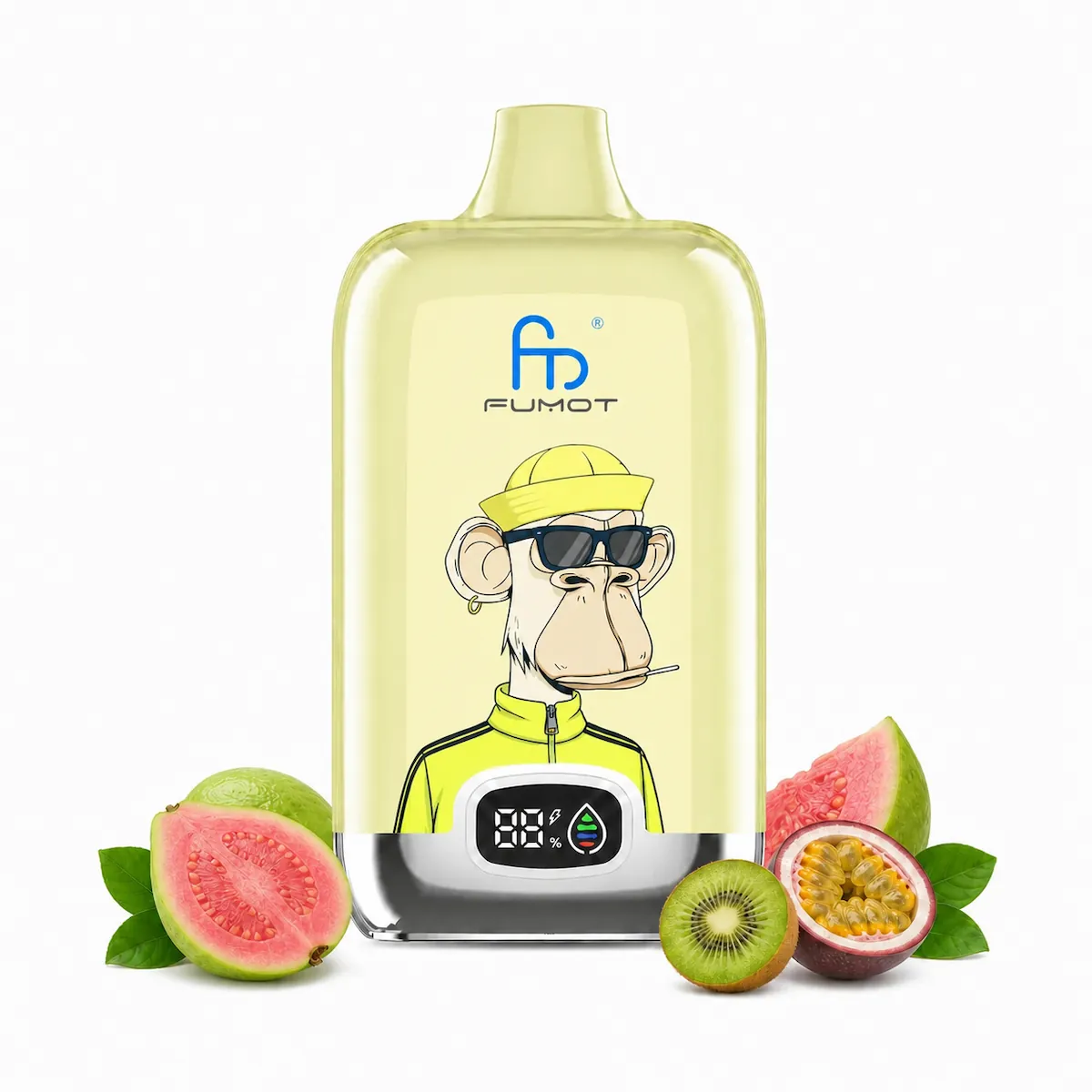 Fumot Digital Box 12000 Kiwi Passion Fruit Guava – Einweg-Vape, Produktansicht