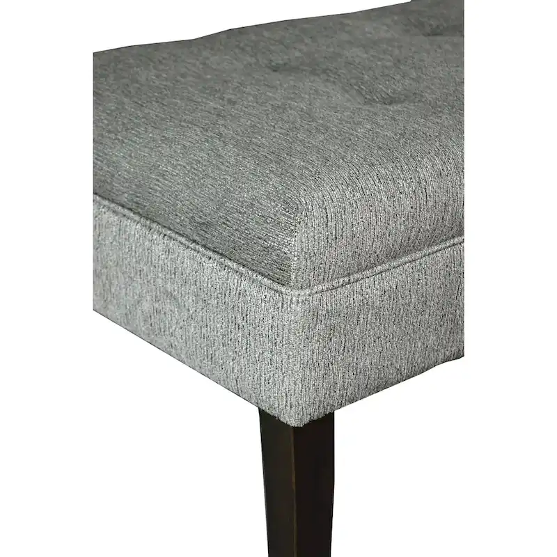 Kaya Button Tufted Upholstered Long Bench