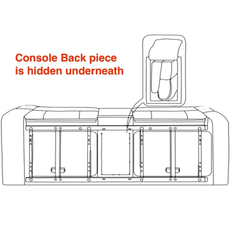 Betsy Furniture Microfiber Manual Rclining 2-seat Loveseat with Console 8007