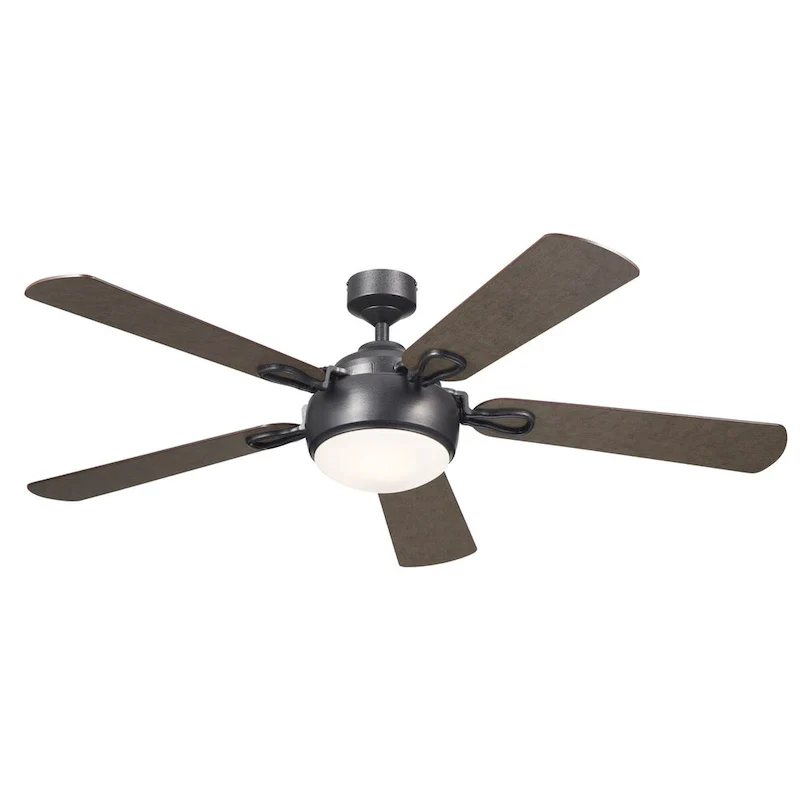 Kichler Lighting Humble 60 inch Integrated LED Indoor Anvil Iron Ceiling Fan