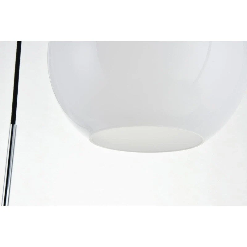 3-Light 36 inch Pendant with Frosted White Glass