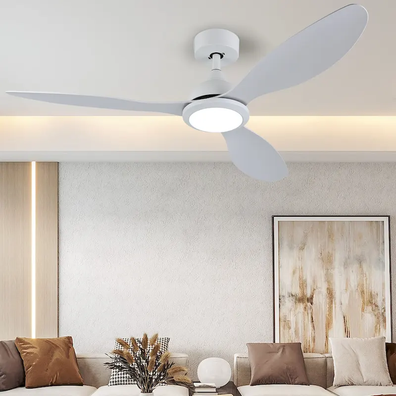 OVIOS Elegant 52-inch 2-in-1 Ceiling Fan Light with Remote Control