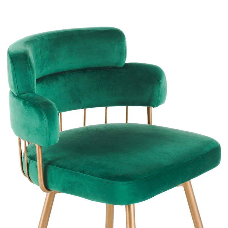 Christopher Knight Home Bremen 180Swivel 26 Velvet Counter Stools with Metal Legs (Set of 2)