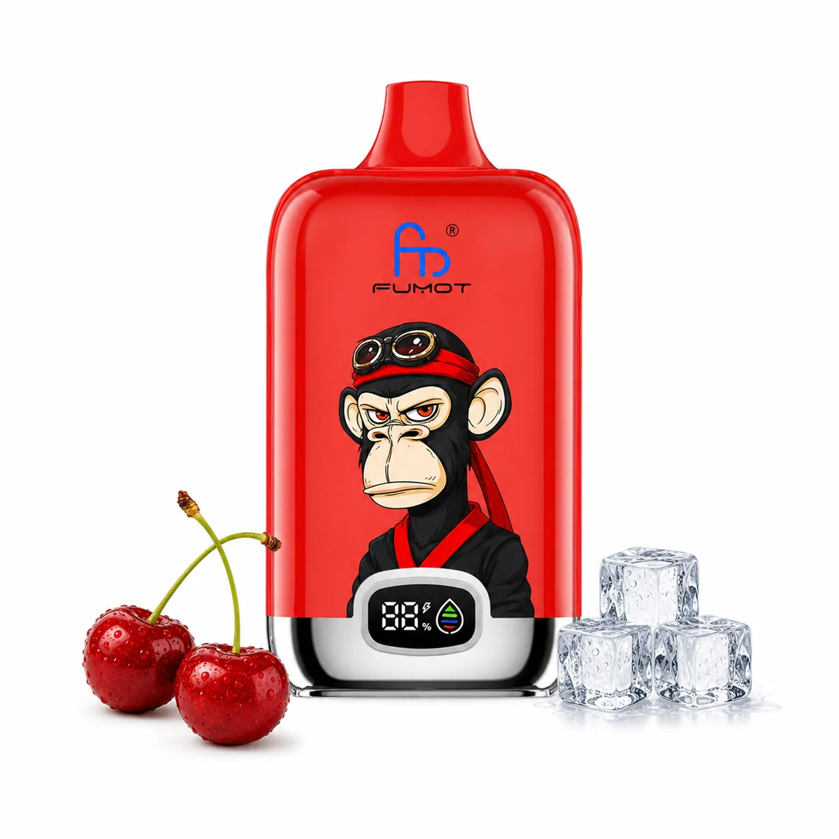 Fumot Digital Box 12000 Cherry Ice – Einweg-Vape, Produktansicht