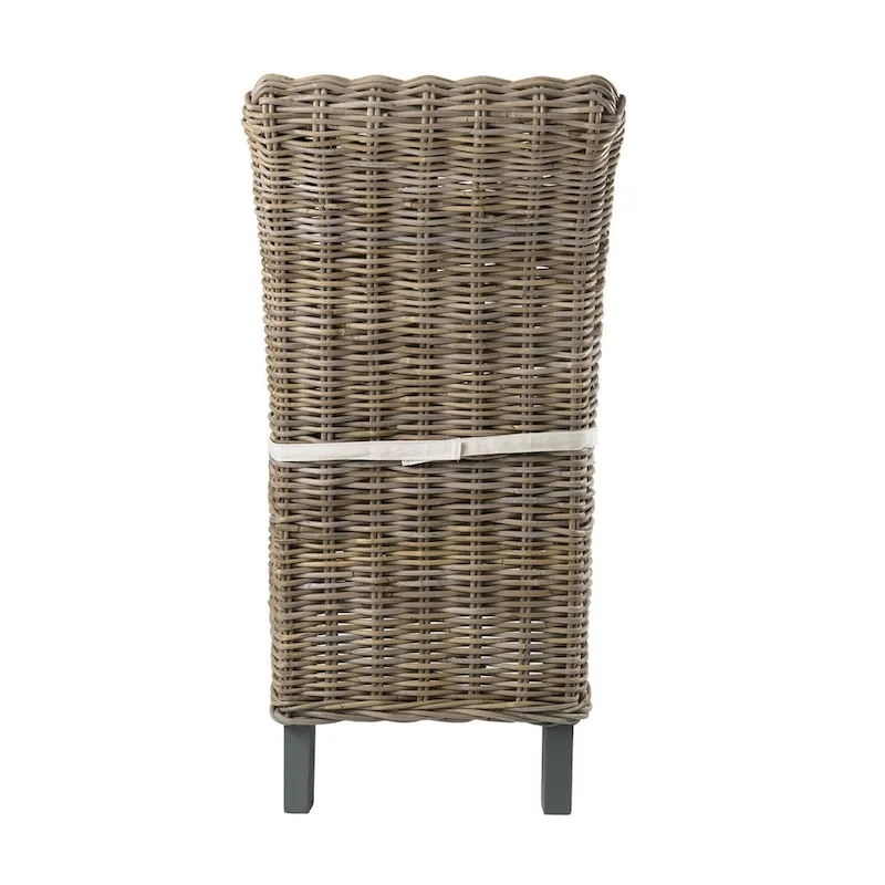 Natural Rattan Cushioned Dining Chairs (Set Of 2) by East at Main