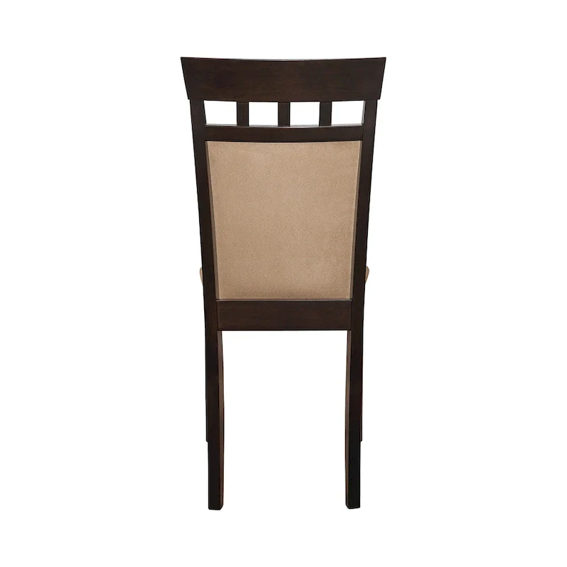 Alencon Beige and Cappuccino Upholstered Dining Chairs (Set of 6)