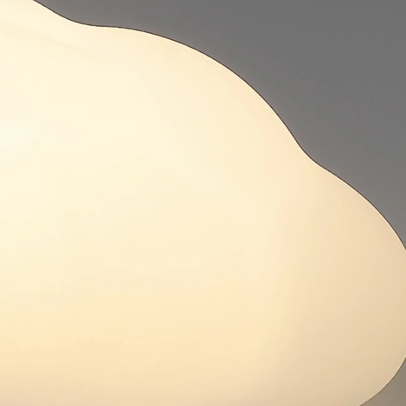 Modern Cloud Shape LED Flush Ceiling Light 3-Gear Dimming