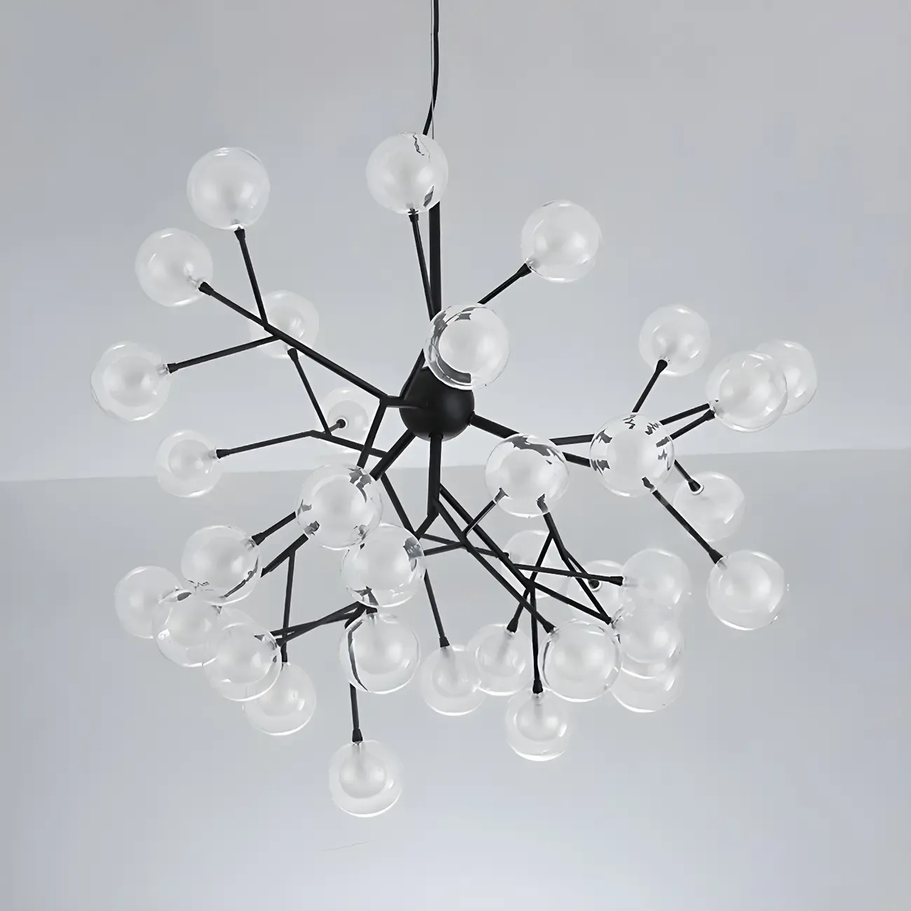 Adjustable Modern Globe Glass Sputnik Chandelier