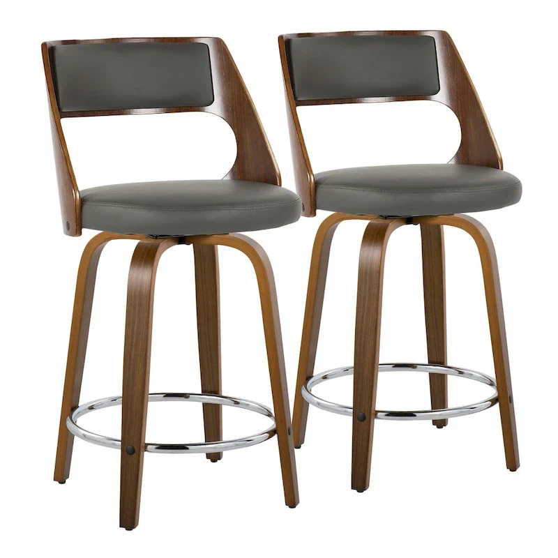 Carson Carrington Alingsas Mid-century Modern Counter Stool (Set of 2)