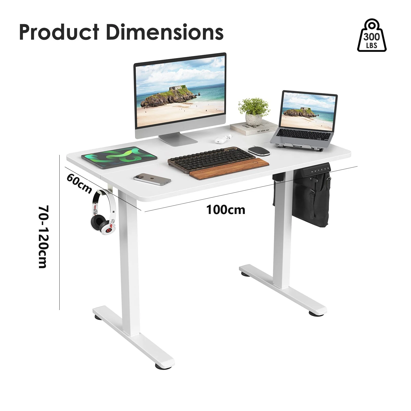 Walker Edison | Electric Adjustable Height Standing Desk