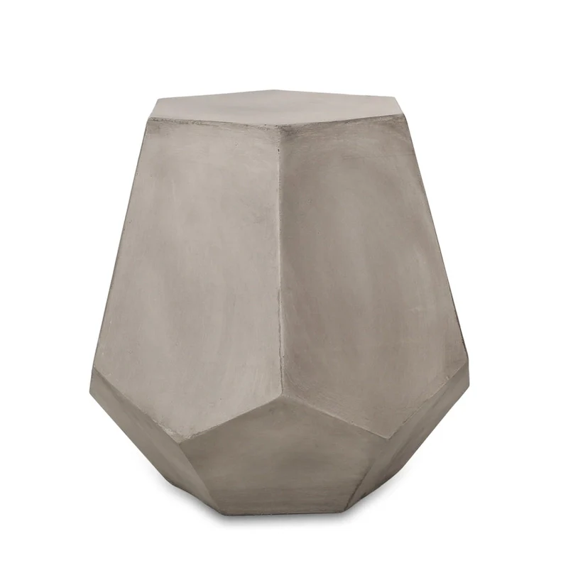 Felix Lightweight Concrete Side Table by Christopher Knight Home