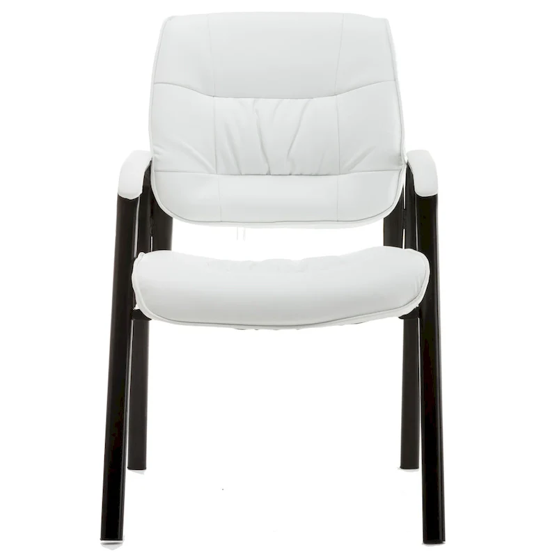 BTExpert Premium Leather Office Executive Waiting Room Guest/Reception Side Conference Chair