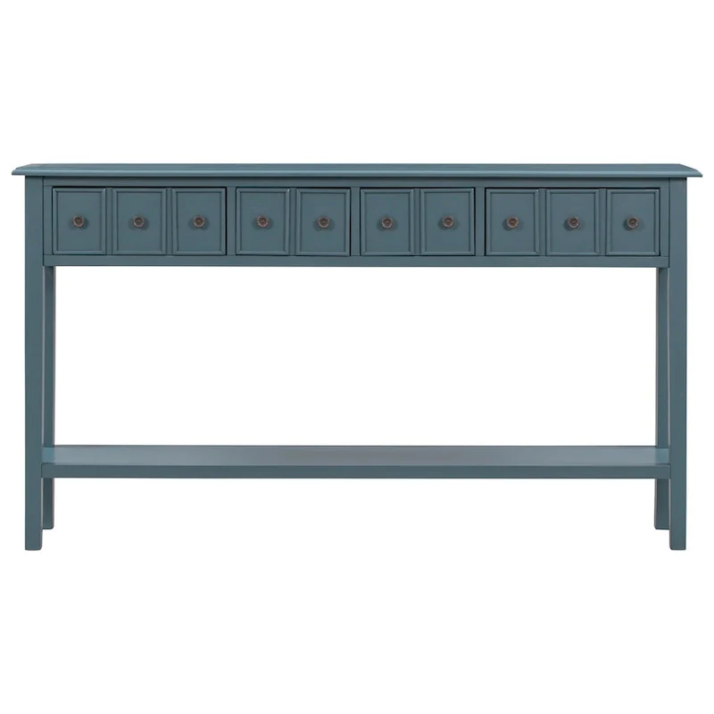 Harper & Bright Designs Rustic 4-drawers Long Entryway Console Table