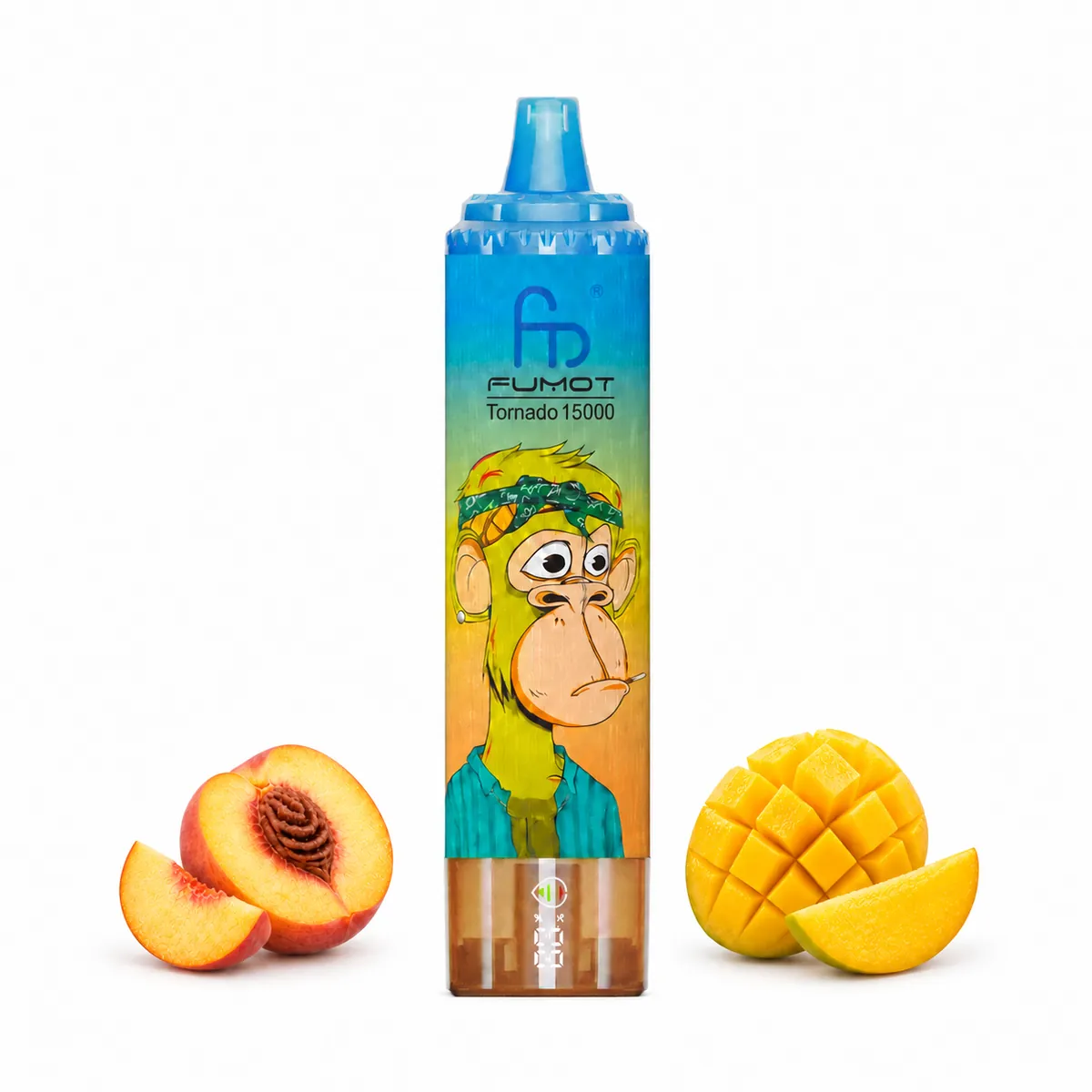 Fumot Tornado 15000 Peach Mango – Einweg-Vape, Produktansicht