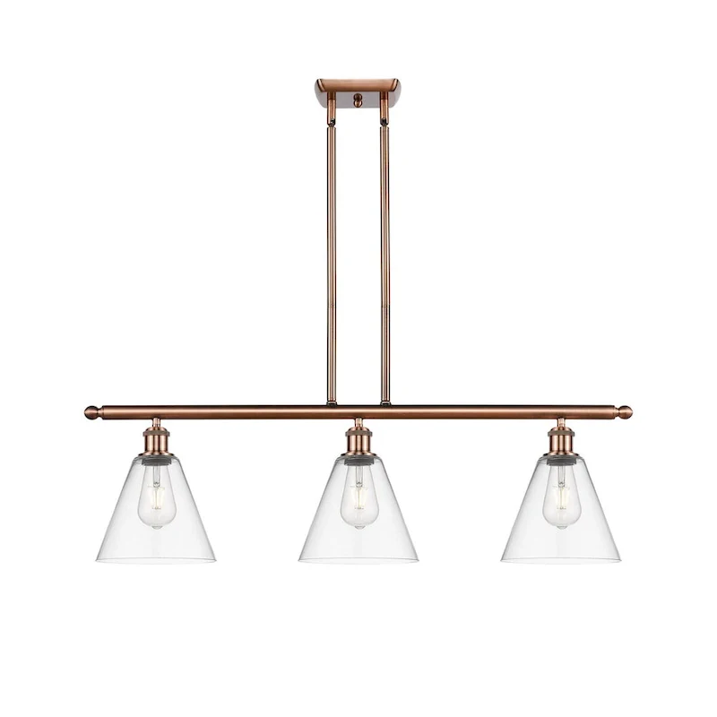 Innovations Lighting Berkshire - 3 Light 36  Stem Hung Island Light