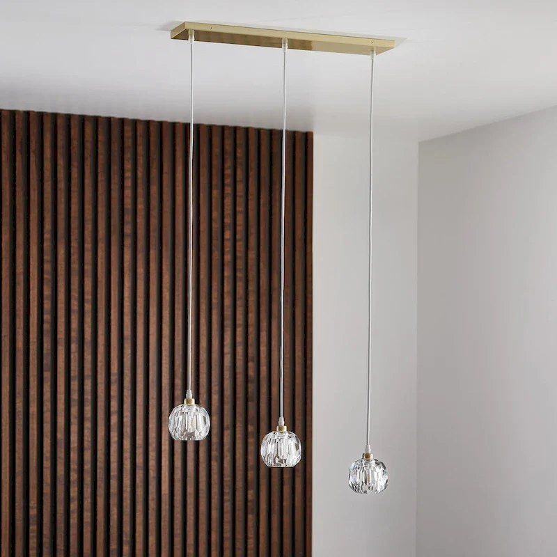 Galway Round Crystal LED Pendant / Chandelier by iNSPIRE Q Bold