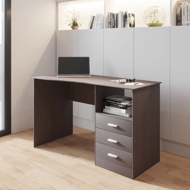 Modern Designs Classic 3-drawer Computer Desk