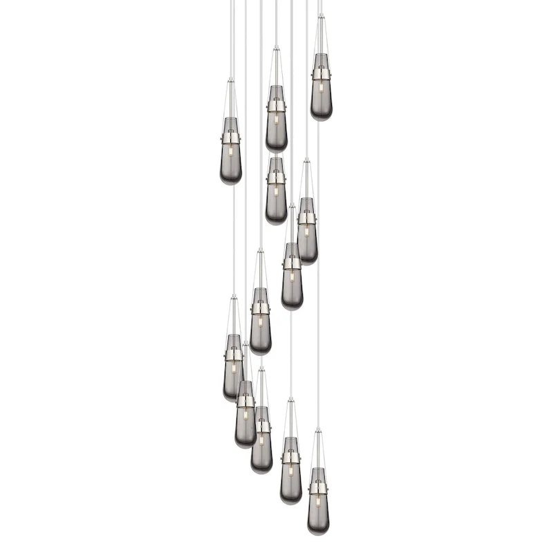 Innovations Lighting 126-452-1P-21-24 Milan Pendant Milan 12 Light 24