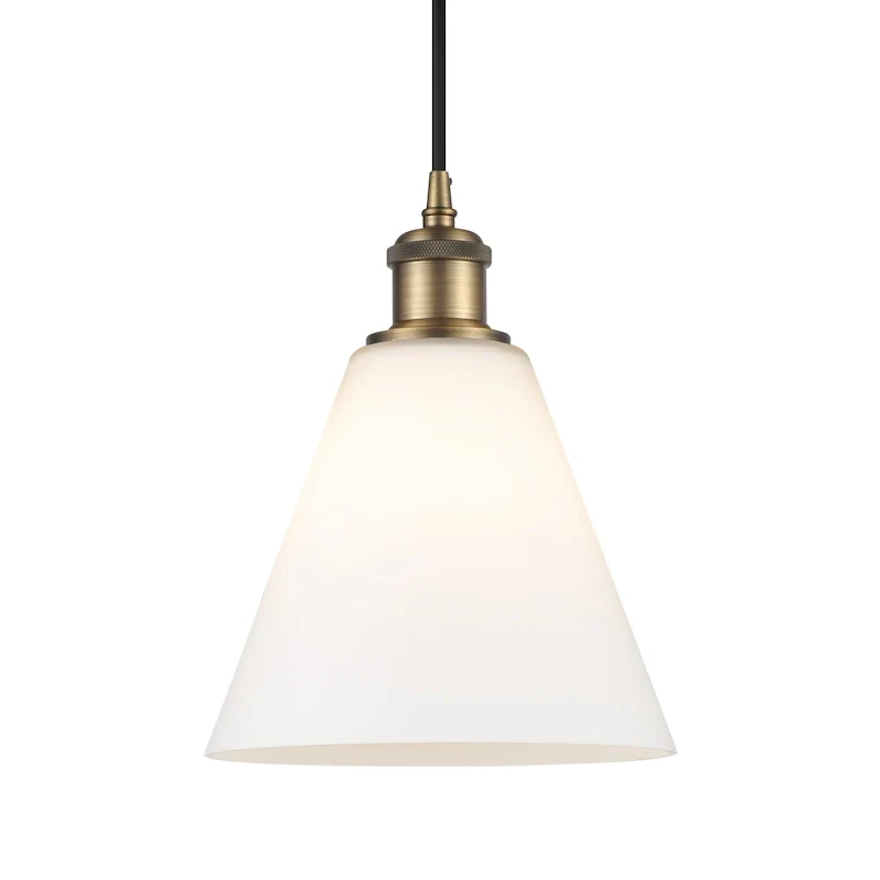 Innovations Lighting 516-1P-12-8 Berkshire Pendant Berkshire 8  Wide