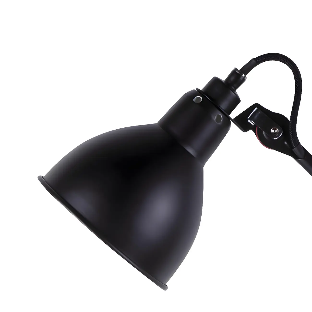 Trestle Base Metal Black Swing Arm Wall Light