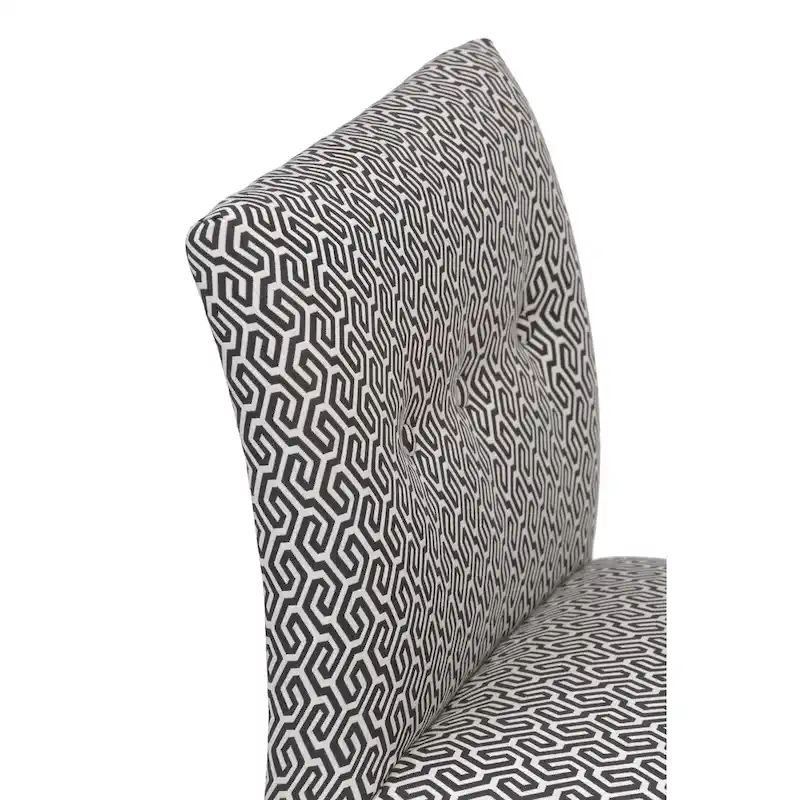 Samantha Transitional Button Tufted Slipper Chair